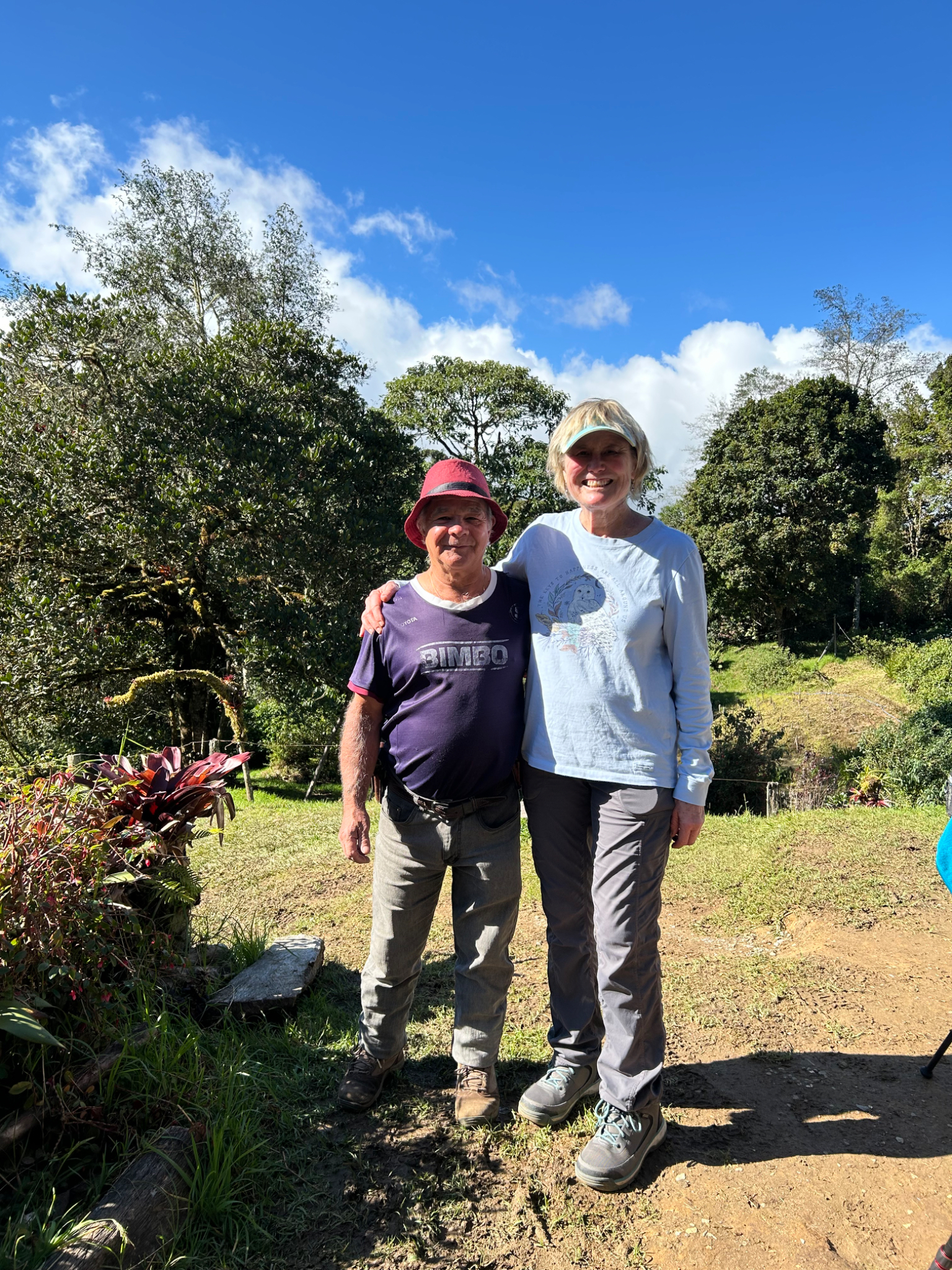 Me and Queztal farmer Hector Williams